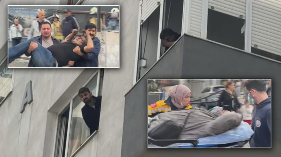 Kadıköy'de Can Pazarı: 8 Katlı Binada Yangın Çıktı