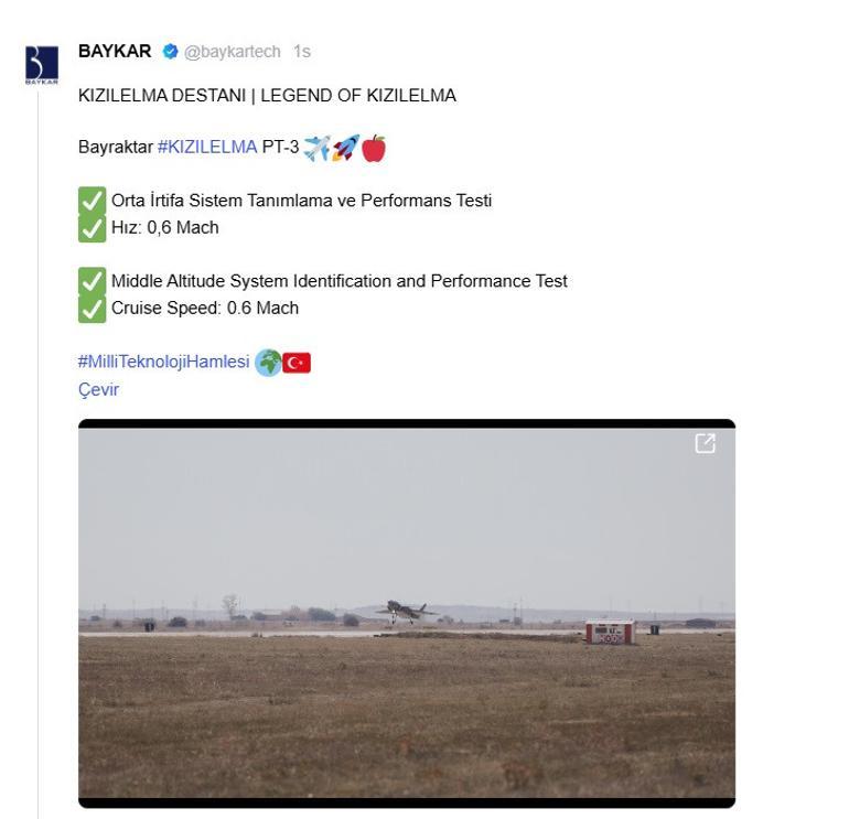 Kuzilelma, orta irtifa SEAL AKINCLE'ye çarptı